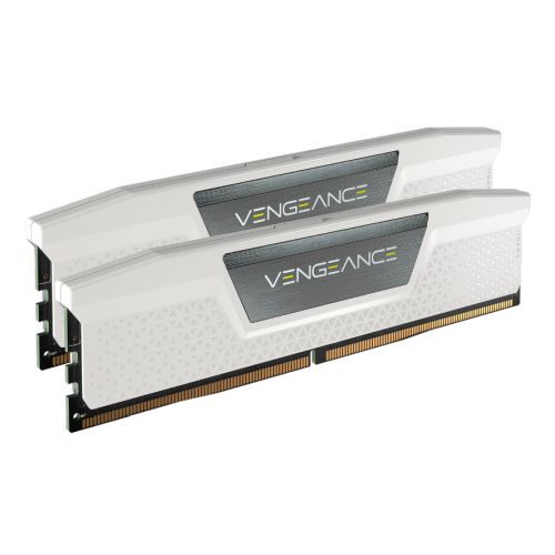 Corsair Vengeance 32GB DDR5 5600MHz White RAM Kit CL40 (2x16GB) Corsair Vengeance 32GB DDR5 5600MHz White RAM Kit CL40 (2x16GB)